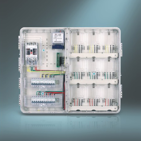 MF-K901C 单相九位插卡透明电表箱